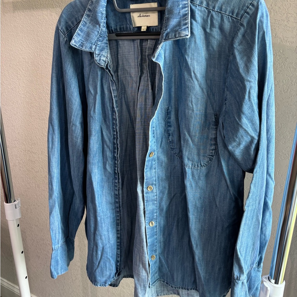 Elevenes Light Blue Chambray Shirt
